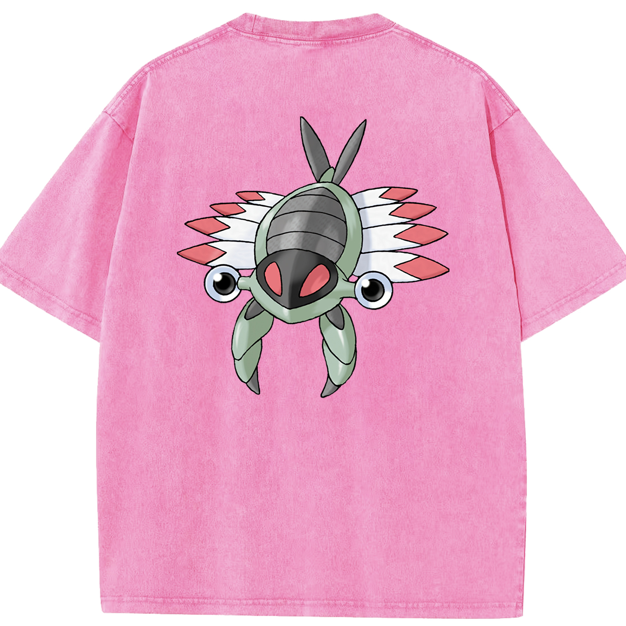 （画像用） ポケットモンスター Pokémon 綿100% ヴィンテージ風 半袖Tシャツ（背面プリント）